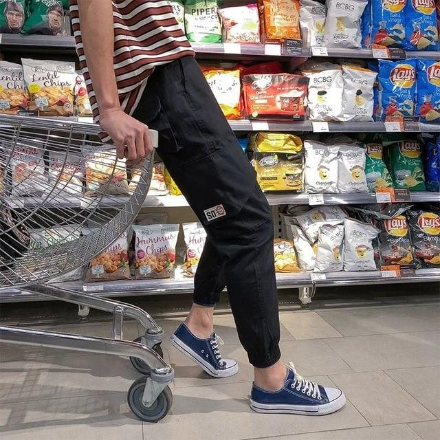Summer thin pants male Korean version of the trend straight jeans men's  loose wide leg pants tide brand casual nine pants - Price history & Review  | AliExpress Seller - BXyichen Store | Alitools.io